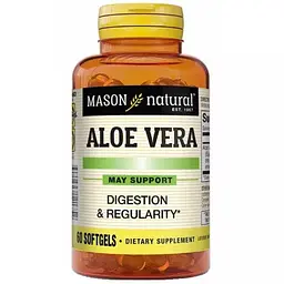 Алое вера Mason Natural Aloe Vera 60 гелевих капсул