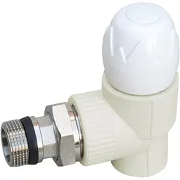 Кран радіаторний Вlue Ocean регулювальний кутовий 25 мм x 3/4" (5651)