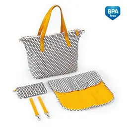 Сумка для мами Canpol babies Lady Mum з кріпленням до коляски чорний з білим (78/503) - мініатюра 2