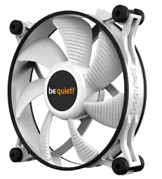Вентилятор 120 мм, be quiet! Shadow Wings 2, White, 120х120х25 мм, до 1100 об/хв, до 15.9 дБ, 4-pin (PWM), пiдшипник ковзання з гвинтовою нарізкою (BL089) - мініатюра 2