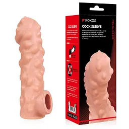Насадка на член Kokos Cock Sleeve CS 003, S - мініатюра 7
