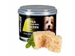 Корм для собак ANIMALL Консерва 195г Вологий курка в ніжному желе,