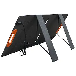Портативна сонячна панель Epik FGM-24V-100W Monocrystalline PD65W+QC3.0 IP67 (1USB-A/1C) Black - мініатюра 4