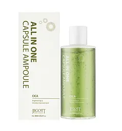 Капсульна сироватка з центелою All-In-One Cica Capsule Ampoule Jigott 200 мл - мініатюра 2