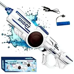 Акумуляторний водяний автомат Electric Water Gun Shooting синій - мініатюра 4