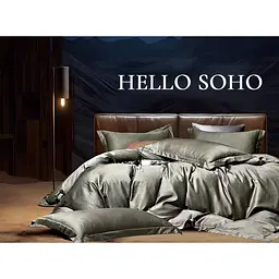 Комплект постільної білизни Soho Boutique євро Сircle Olive (A130087) - мініатюра 2