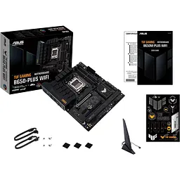 Материнська плата Asus TUF Gaming B650-PLUS WIFI sAM5 B650 4xDDR5 M.2 USB HDMI DP WiFi BT ATX - мініатюра 2