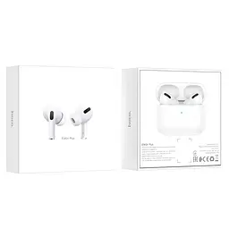 Бездротові навушники Hoco EW04 Plus, TWS Bluetooth 5.1, з мікрофоном, вакуумні, білі - мініатюра 5