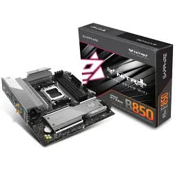 Материнська плата AM5 Sapphire NITRO+ B850M WIFI, B850, 4xDDR5, Int.Video (CPU), 4xSATA3, 2xM.2, 1xPCI-E 5.0 x16, 1xPCI-E 4.0 x16, ALC897, RTL8125BG, WiFi 6, Bluetooth 5.3, 6xUSB 3.2 / 6xUSB 2.0, HDMI/DP, MicroATX (52123-01-40G)