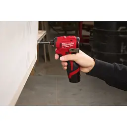 Шуруповерт ударний акумуляторний безщітковий 1/4'' HEX MILWAUKEE, M12 BLIDRC-0, 124Нм (каркас) - мініатюра 3