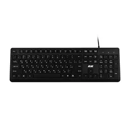Комплект клавіатура та миша 2E MK-405 Black USB-A, EN/UK - мініатюра 2