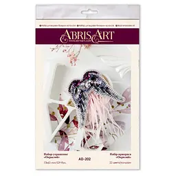 Набір для вишивання бісером прикраси "Окриляй" AD-202 на натуральному полотні