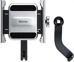 Тримач Baseus Knight Motorcycle Holder Silver - мініатюра 2