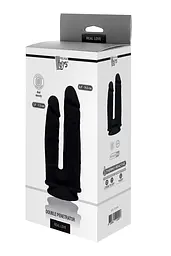 Подвійний фалоімітатор Real Love Double Penetrator 19.5 см чорний - мініатюра 2