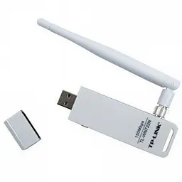 Безпровідний Wi-Fi адаптер TP-LINK TL-WN722N Wi-Fi 802.11n USB 150Mbps (о) - мініатюра 1