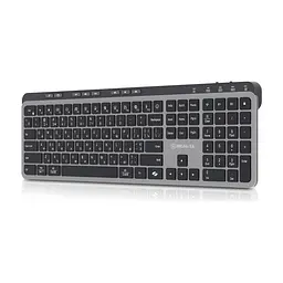 Клавіатура REAL-EL RK-737W Wireless/Bluetooth Black/Grey (EL123100060) - мініатюра 5