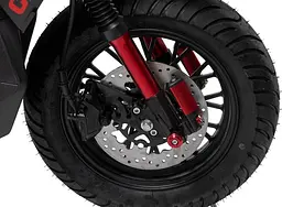 Електроскутер Двомісний Corso Hurricane (2500W 72V/40Ah) Червоний - мініатюра 11