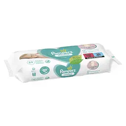 Дитячі вологі серветки Pampers Sensitive, 52 шт. - мініатюра 2