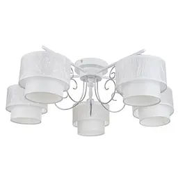Люстра стельова Brille класична E14 40W WH (BKL-499C/5)