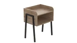 Тумба модульна Ferrum-decor Джузі 540x450x320 метал Чорний ДСП Дуб Сан-Марино 16 мм (FRD-102969) - мініатюра 4