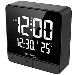 Годинник настільний Technoline WT375 Black (WT375), Чорний - мініатюра 4