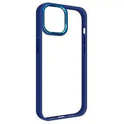 Чехол для Apple iPhone 14, UNIT2, синий, ударопрочный, прозрачный противоударный чехол-накладка из TPU и поликарбоната (PC), с защитными бортиками, защита всего корпуса от ударов и царапин, ArmorStandart (ARM69939)