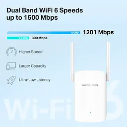 Ретранслятор Wi-Fi сигналу Mercusys ME60X [128287] - мініатюра 5