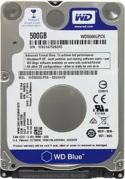 Жорсткий диск Western Digital Blue 2.5 "500GB 5400rpm 16MB SATAIII (WD5000LPCX)