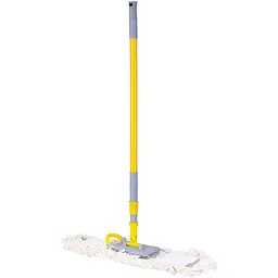 Швабра Eco Fabric Lux насадка з бавовни 60 см ручка-телескоп 92-132 см (EF-6025-D)