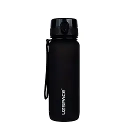 Пляшка для води UZSPACE 3053Black 800 мл, чорна