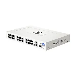 PoE-комутатор 27-портовий некерований Wiking WK-PS227GF, 24x100Mbps PoE, 2x1000Mbps Uplink, 1x1000Mbps SFP, 270W (73-00273) - мініатюра 4