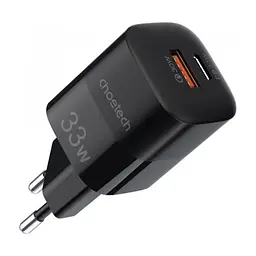Зарядное устройство для Choetech GaN USB-A/USB-C 33W QC3.0/PD/PPS (PD5006-EU-BK)