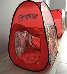Намет Дитячий Будиночок Подвійний з Тунелем Супергерої Марвел Avengers - мініатюра 2
