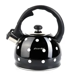 Чайник із свистком Kamille KM-1070BL 2 л Black