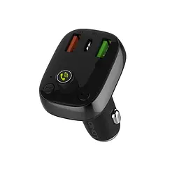 Адаптер автомобільний Ldnio with Bluetooth FM C704Q 2USB/1Type-C, PD/QC4.0, 36W - мініатюра 5