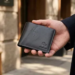 Функціональне портмоне унісекс на магніті Grande Pelle 11206 чорний - мініатюра 2