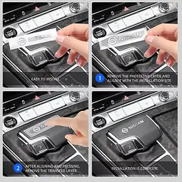 Наклейка з логотипом Nissan метал, на клейкій стрічці 1шт (універсальна) - мініатюра 4