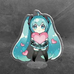 Акрилова колекційна фігурка Chibi Hatsune Miku Хатсуне Міку 10 см - мініатюра 2