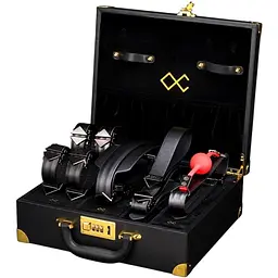 Бондажний набір Lockink Moonlight Treasure Chest Set чорний