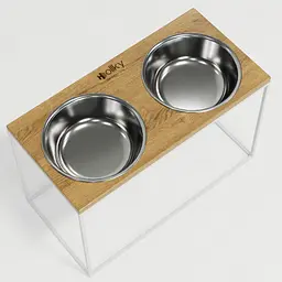 Hollky Base XXL40 — миски на підставці для дуже великих собак (2 × 2,8 л) - мініатюра 6