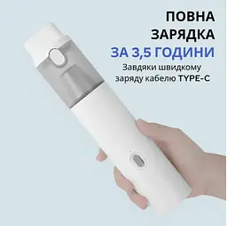 Пилосос акумуляторний Lydsto Multifunctional vacuum cleaner H1C white - мініатюра 2