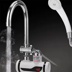 Проточний водонагрівач Delimano/Універсальний ключ Snap-n-Grip/Насадка на кран аератор Water Saver AN 49146710/1 - мініатюра 3