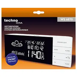 Метеостанція Technoline WS6870 Білий - мініатюра 2