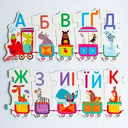 Гра-Пазли. Буквотяг. Учимо букви - Оксана Демченко, Юліанна Єрьоменко (544463) - мініатюра 5