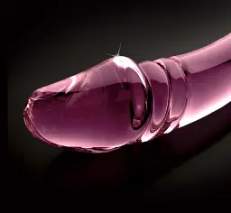 Двосторонній фалоімітатор Icicles Model 57 23 см рожевий - мініатюра 3