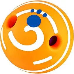 Іграшка-м'яч для собак Dog Giggle Ball Toy, Small Помаранчевий