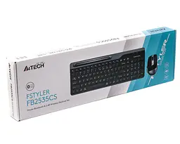 Комплект (Клавіатура та Миша) A4Tech FB2535CS Fstyler Wireless Smoky Grey - мініатюра 6