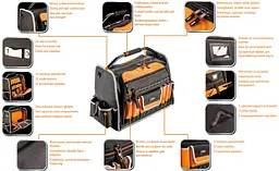Сумка для інструменту, поліестер 600D, Neo Tools hoz0012849 - мініатюра 3