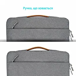 Чохол до ноутбука Grand-X 14'' SLX Grey (SLX-14G) - мініатюра 5