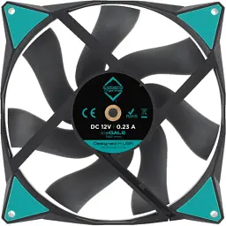 Кулер до корпусу Iceberg Group IceGALE 140mm Gray (ICEGALE14-B0A) - мініатюра 3